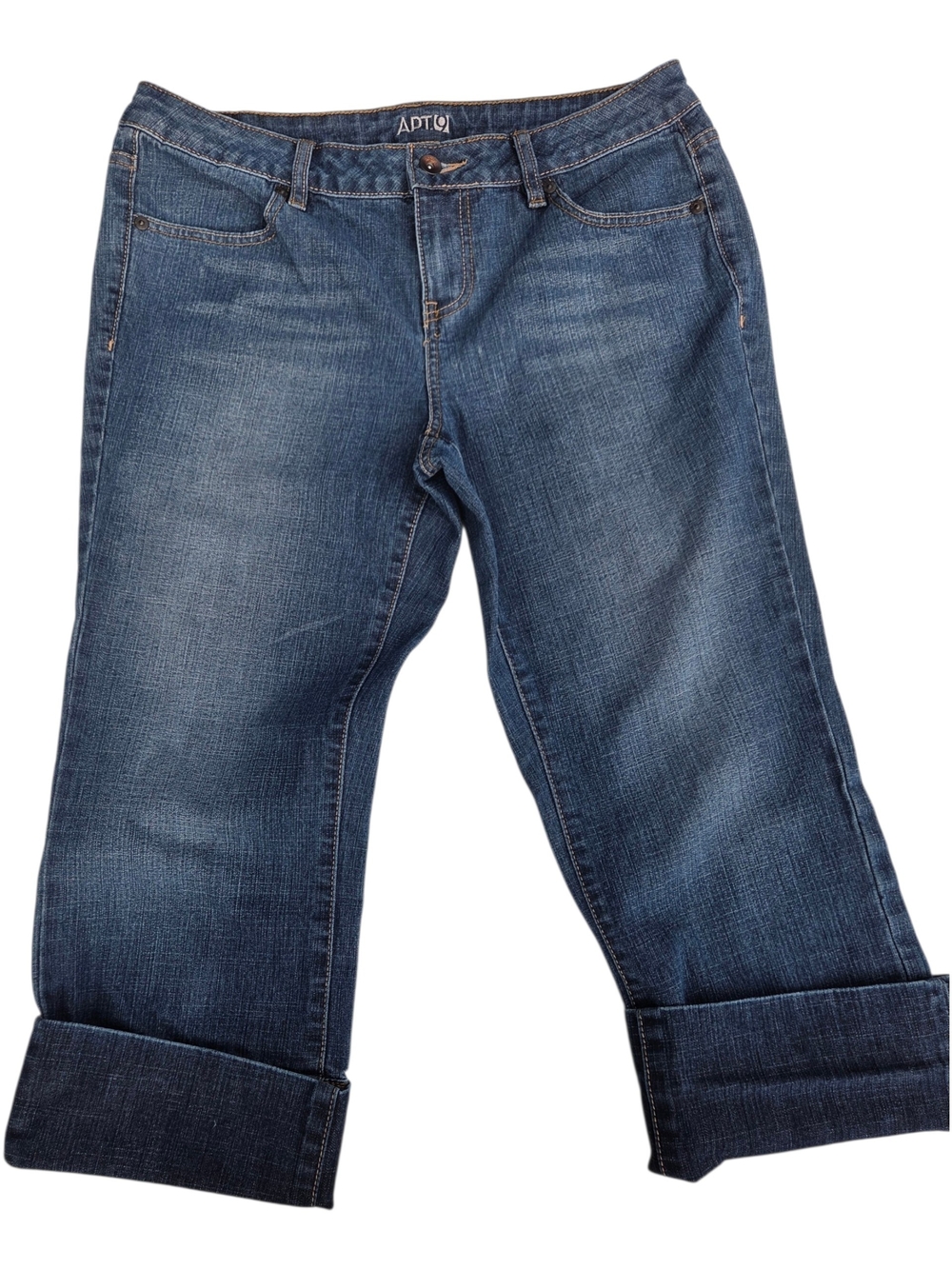 Apt. 9 Women's Dark Blue Cropped Jeans